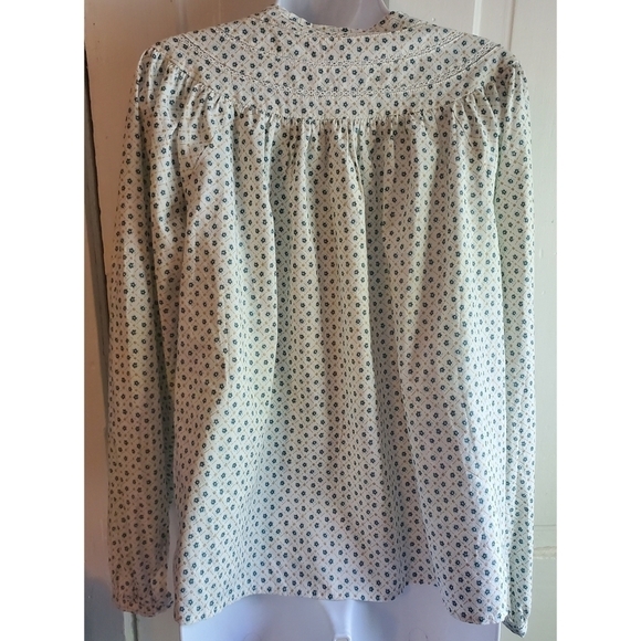 NEW Universal Thread Balloon Long Sleeve Tie-Front Blouse - Picture 7 of 12